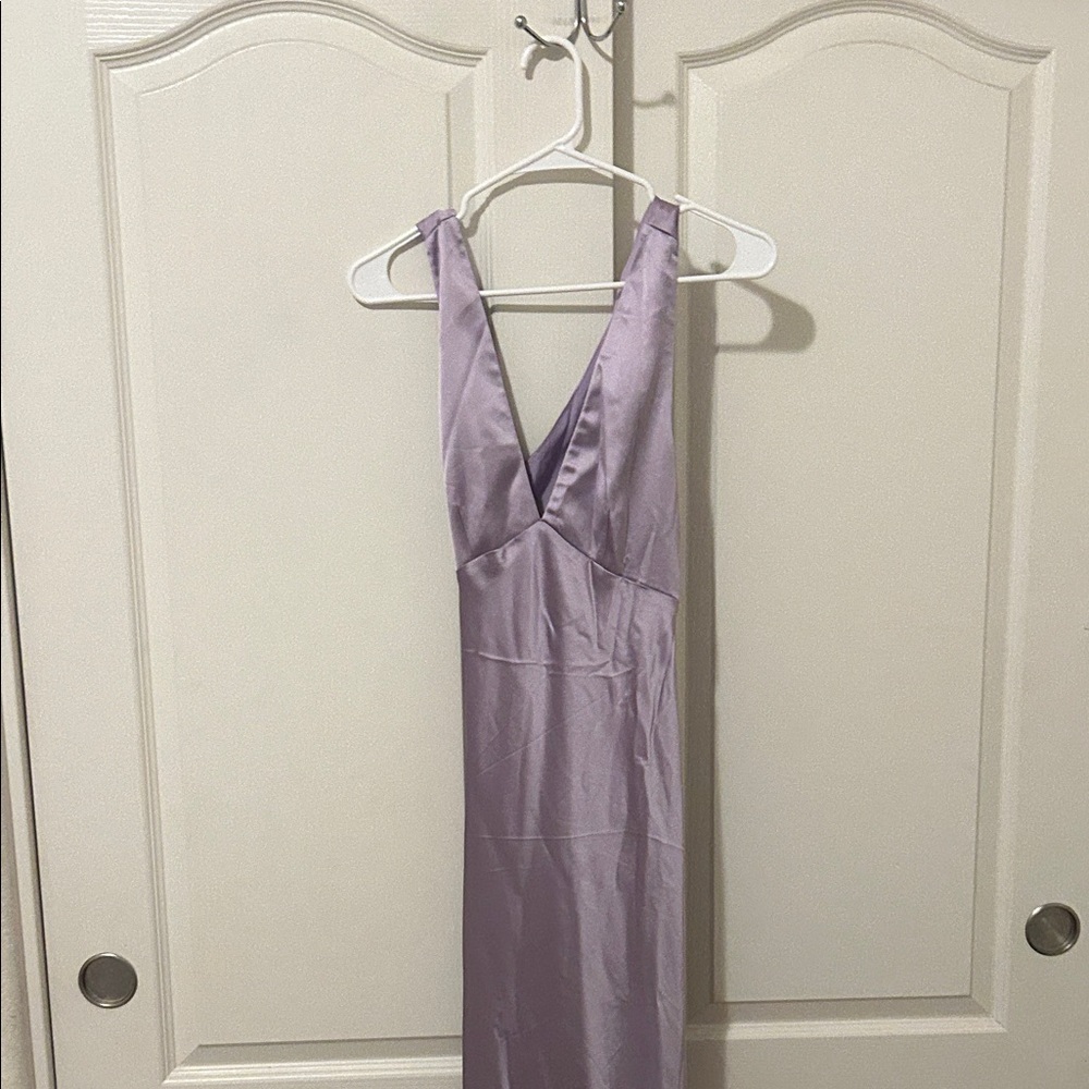 Peppermayo Lavender V-Neck Maxi Dress